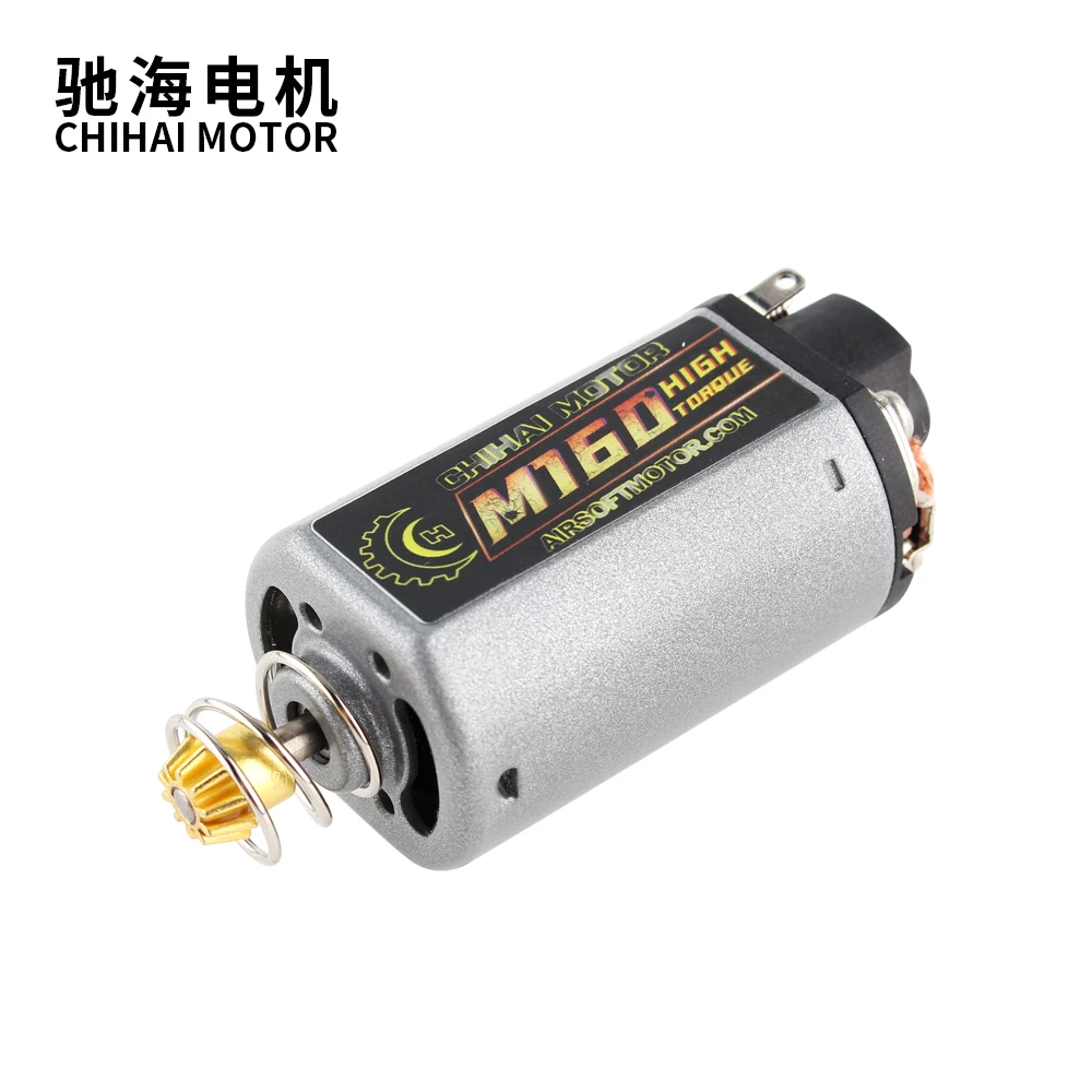 

chihai motor CHF-480WA-22TPA M160 N35 NdFeB 25000RPM High Torque Motor AEG Motor Short Axis for Ver.3 Gearbox AK Series Airsoft