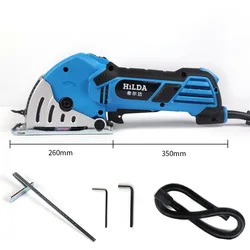 220V Mini Hand Circular Saw Chainsaw Acrylic Cutting Multi-Function Portable Chainsaw Can Be Equipped with Slide Rail