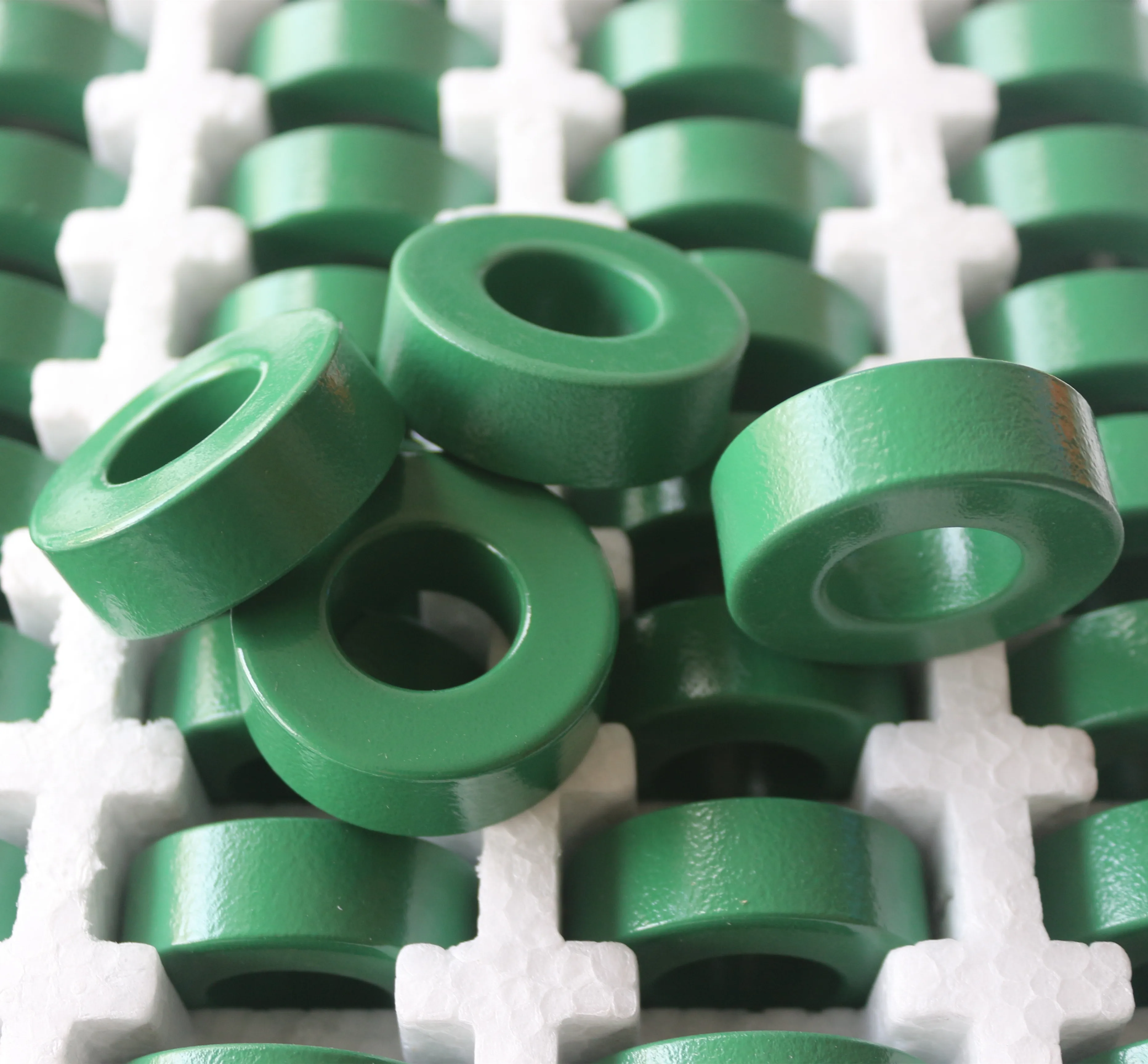 1/5/10/100 PCS Transformers Ferrite Toroid Cores Green Iron Inductor Coil Power 8 9 10 14 16 18 20 25 31 36 38 40 47 50 63 68mm