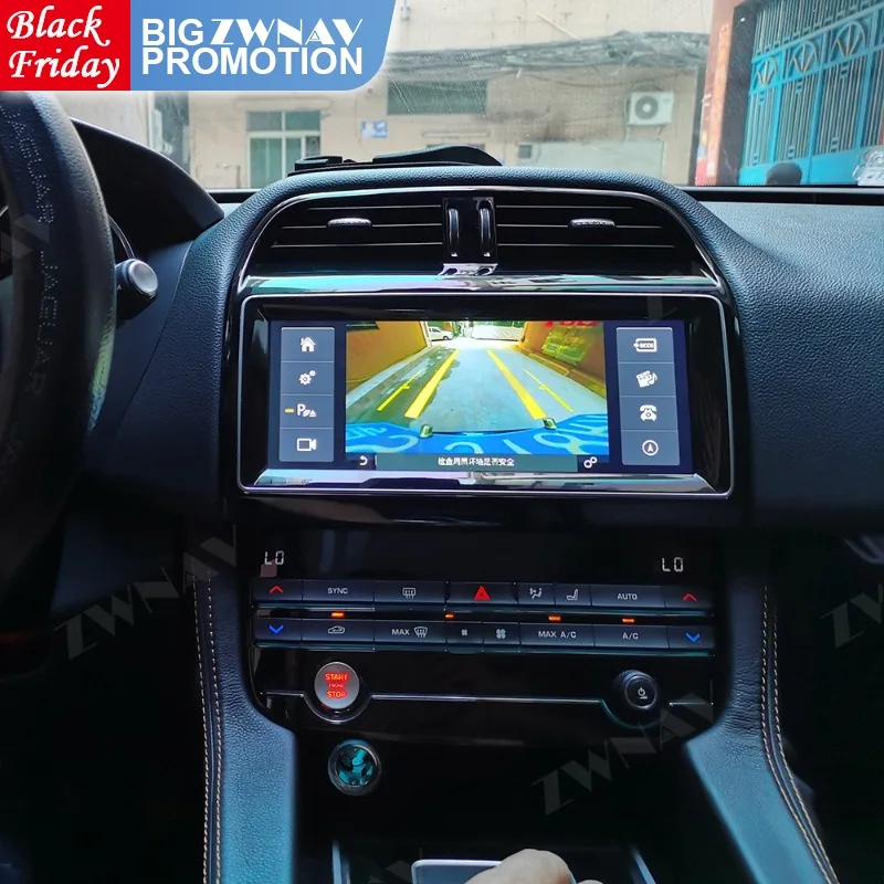 Receptor de Radio Multimedia Android para Jaguar XE XEL 2016 2017 2018 navegación GPS Auto Audio estéreo reproductor de música y vídeo unidad principal