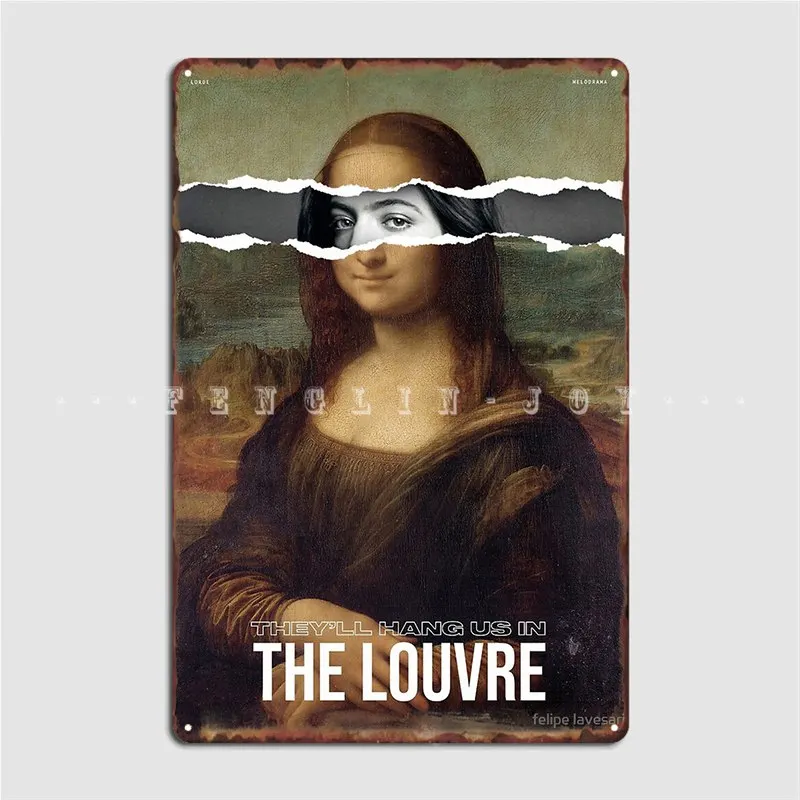 Lorde The Louvre Metal Plaque Poster Club Garage Club Printing Plaques Tin Sign Poster