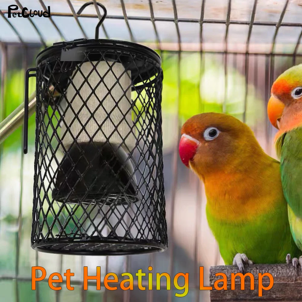 

Pet Heat Lamp Infrared Ceramic Emitter Heat Light Bulb Pet Brooder Reptile Calcium Supplement Lamp Prevent Electric Shock Scald