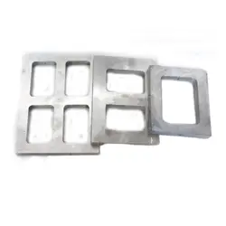 Herramientas de joyería de aluminio, moldura de marco, accesorios de máquina