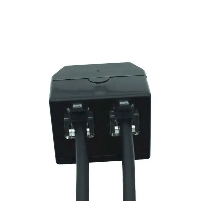 RJ9 Male Naar 2 Vrouwelijke 4P4C Connector Adapter Splitter Verlengkabel RJ9 Telefoon Verlengkabel Lijn