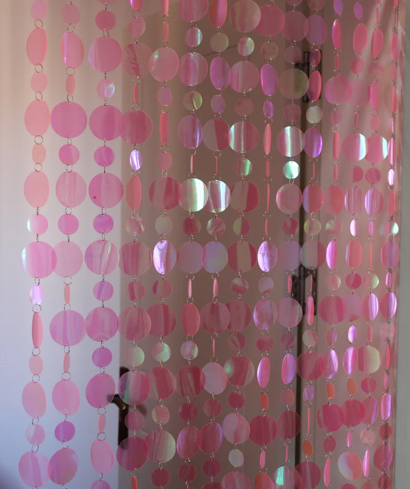 DIY wedding stage layout PVC plastic sequin curtains Christmas Festive party decoration Supplies