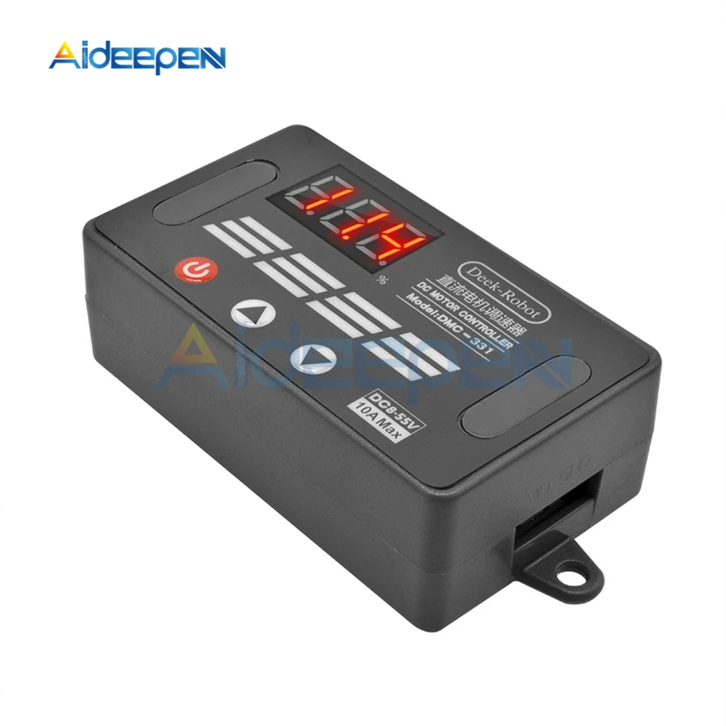 DC 8V-55V 10A DMC-331 Mini LED Digital Motor Speed ​​Regulator 12V 24V 36V 48V Motor Speed Controller