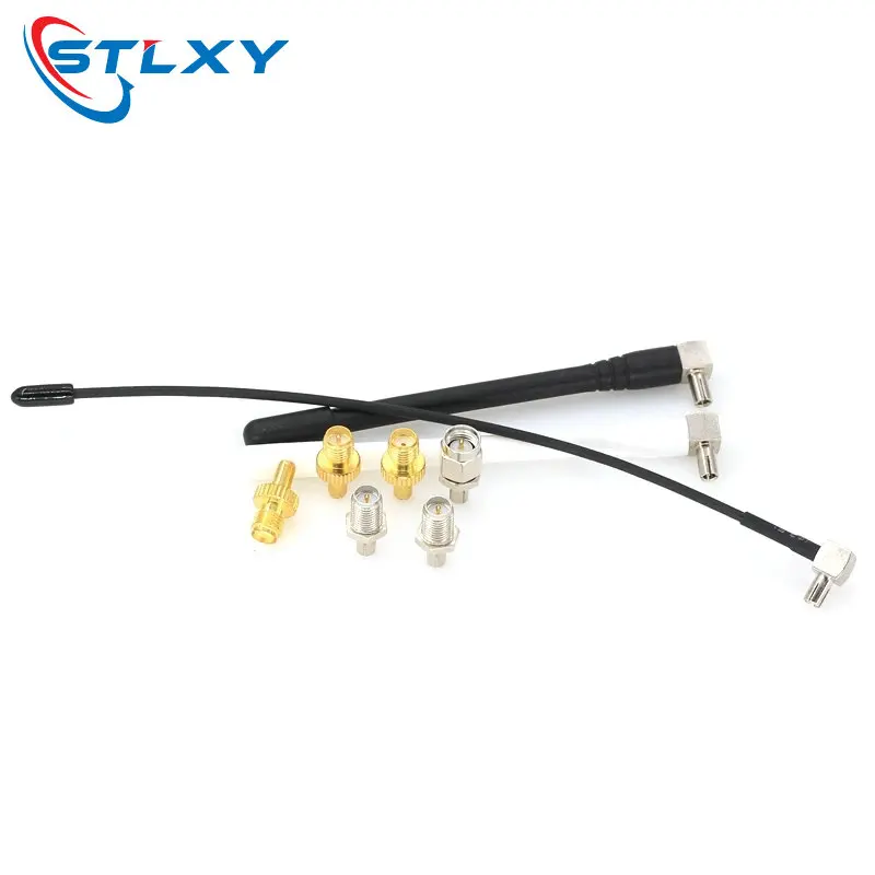 1Pcs RF Coaxial Adapter SMA Female Jack To TS9 Male Plug Silver Nickel Plated TS9 Wifi Antenna 3G 4G Antenna