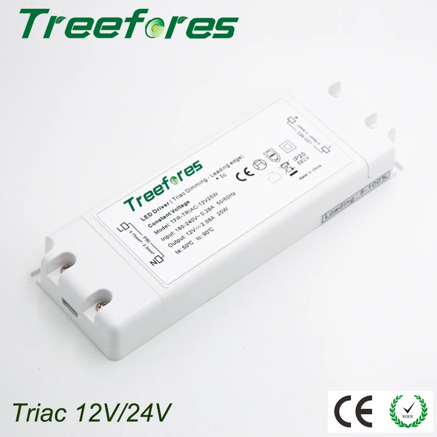 Triac-fuente de alimentación, regulador de transformador de iluminación, 8W, 15W, 25W, 50W, 75W, 80W, 100W, 120W, 150W, 200W, 300W, 360W,