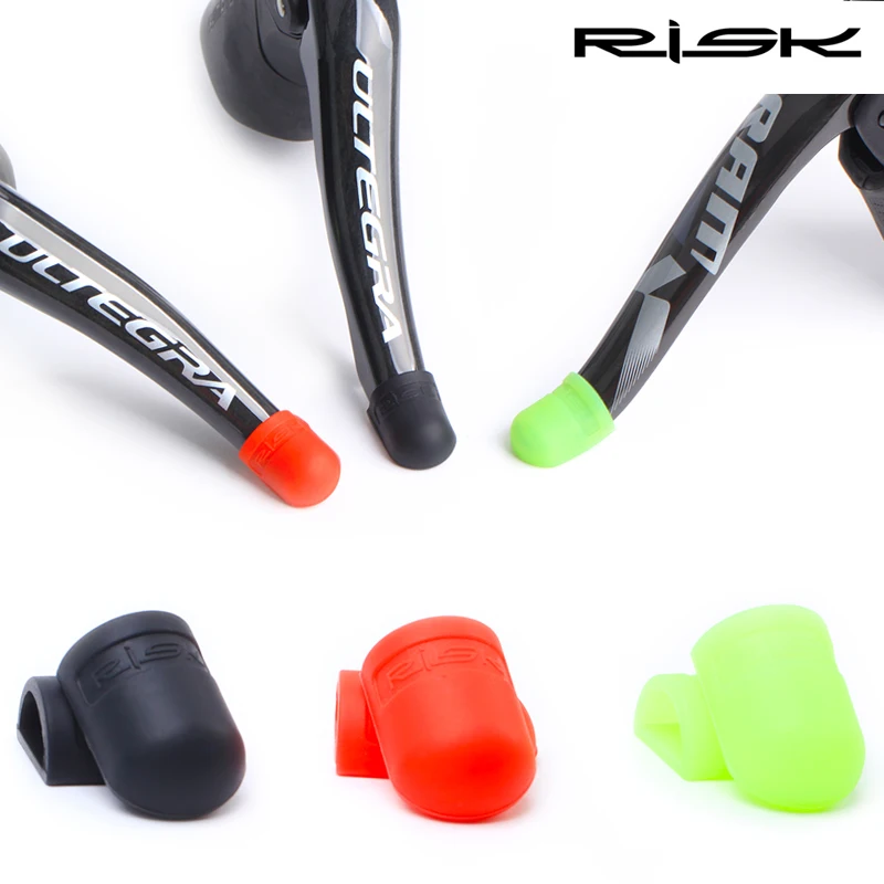 1pair RISK Bicycle Shift Handle Cover Road Bike Silicone Shifting Lever Protection Sleeve Derailleur Cycling Accessories