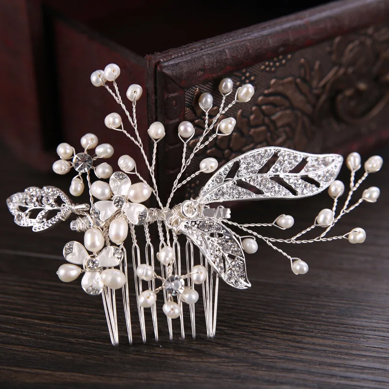 Coroa de noiva para casamento, acessório de cabelo com strass cristal para mulheres