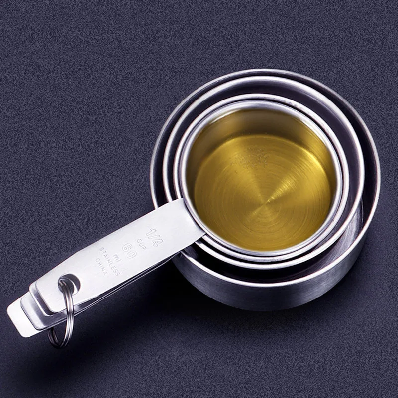 Stainless Steel Measuring Cups and Spoons Set 5