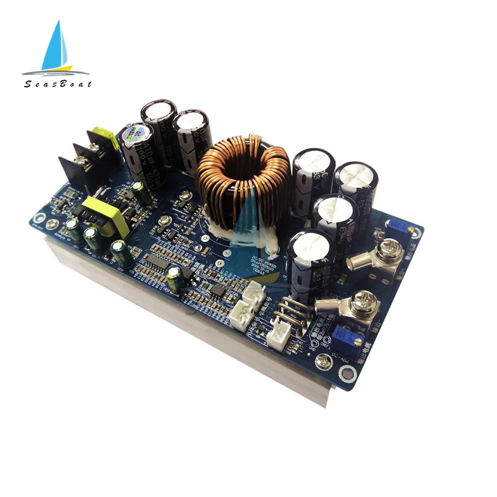 800W High Power DC-DC Step-Down Power Supply Module DC20V-70V to 2.5V-58V 20A Adjustable Step-Down Buck Converter