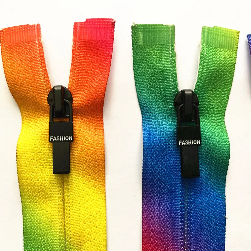 2/5/10pcs 3# Open End 18Cm (7 Inch) Colorful Nylon Zipper, Tailoring,Sewing Craft