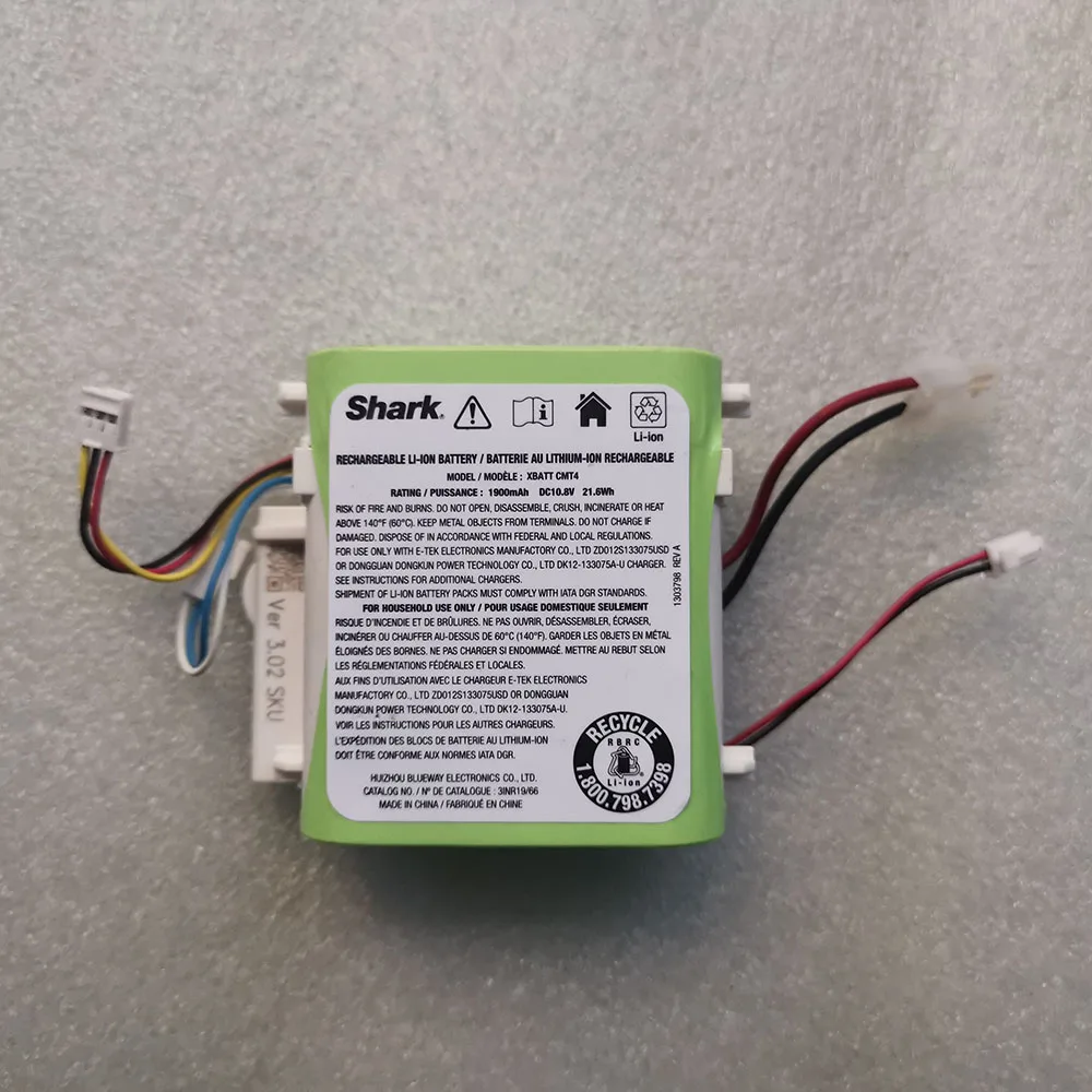 original 1900mah battery for shark XBATT CMT4 batteries