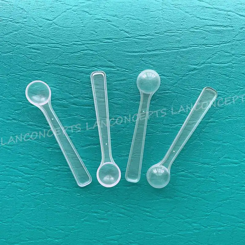 100 sztuk/partia 0.25g mikro łyżka 0.25 gram łyżka plastikowa 0.5ML miarki-70x14.6x7.3mm darmowa wysyłka