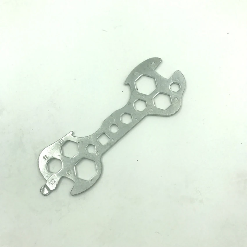 Bicycle Mountain Bike Hex Wrench Multi Functions Steel Porous Hexagon Spanner 8, 9, 10, 12, 14, 15, 16, 17 mm, Hand Repair Tool