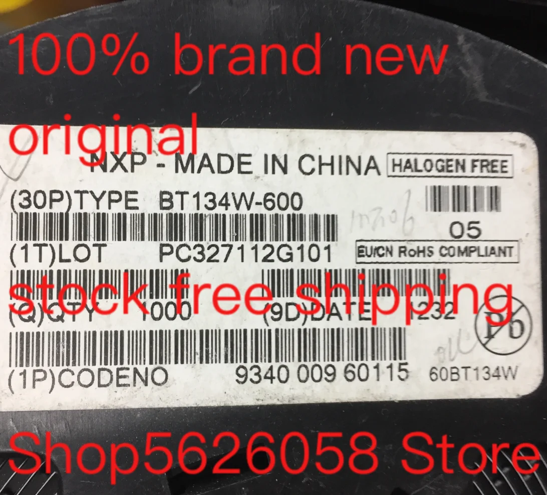 

20PCS/LOT BT134W BT134W-600 SOT223 100% new original freeshipping