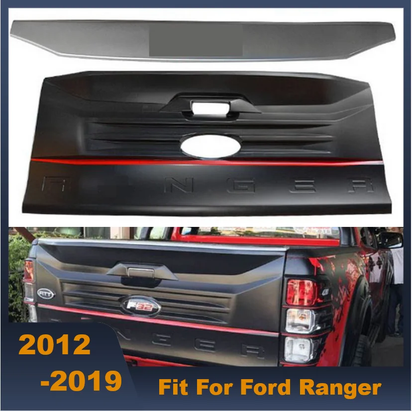 High Quality Rear Door Cover Back Door Cover For Ford Ranger T6 T7 T8 2012 2013 2014 2015 216 2017 2018 2019