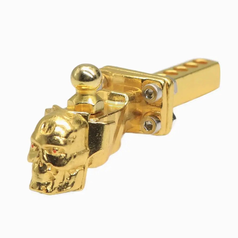 RC Part Metal Rear Bumper Tow Trailer Hook Drop Hitch Receiver for 1/8 1/10 RC Crawler Axial SCX10 Traxxas TRX4 D90 Upgrade Part