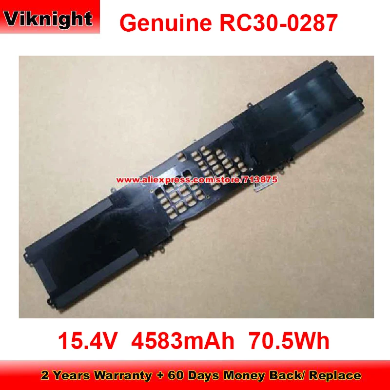 Genuine RC30-0287 Battery 4ICP4/62/115 for Razer Blade Pro 17 2019 Pro 17 RTX 2060 Pro 17 RTX 2080 Max-Q 15.4V 4583mAh 70.5Wh