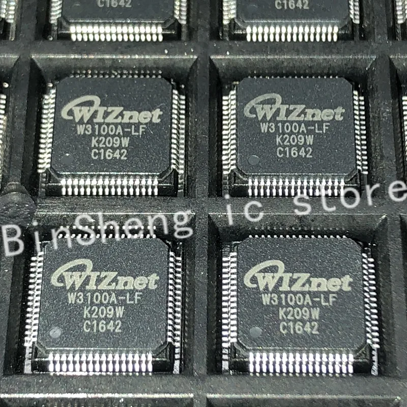 2pcs/lot  W3100A-LF   QFP-64   Main control chip