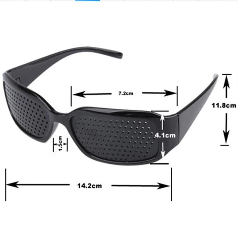 1 Pcs Vision Protector Pin hole Glasses Improve Your Eyesight Best Choice For Reading Writing Or Watching TV Eye Fitness