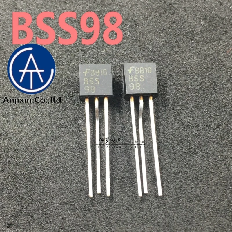 10pcs 100% orginal new real stock  Transistor BSS98 SS98 TO-92