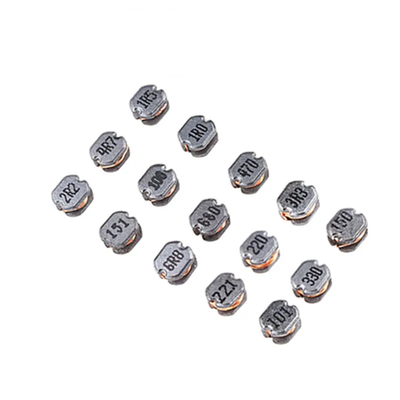 130pcs 13Values CD54 SMD Power Inductor Assortment Kit 2.2UH-470UH Chip Inductors CD54 Wire Wound Chip