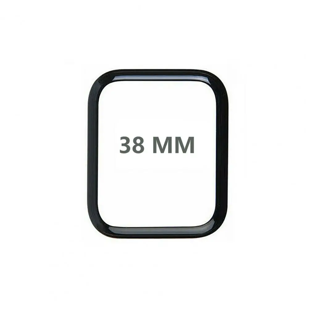 Kit de reparación de pantalla táctil, pegamento UV de repuesto de cubierta de vidrio LCD frontal, preciso, para Apple Watch Serie 2/3/4/5/6, 38mm, 42mm, 40mm, 44