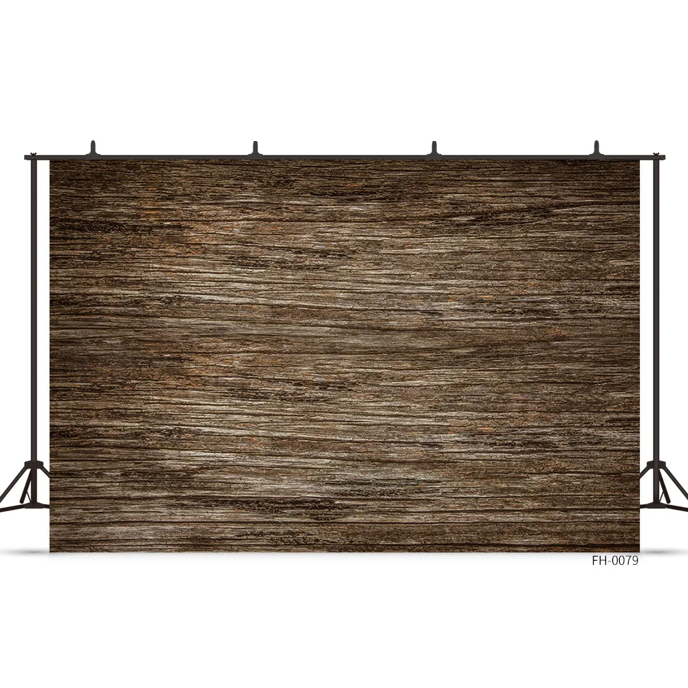 Dark Wood Floor Wooden Board Photography Backdrops Planks Backgrounds For Baby Shower Newborn Portrait Photo Studio Party Shoot