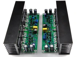 2pcs L15 FET power amplifier 2 channels 3 pairs IRFP240 IRFP9240 150W 8R ,300W 4R, 600W 2R