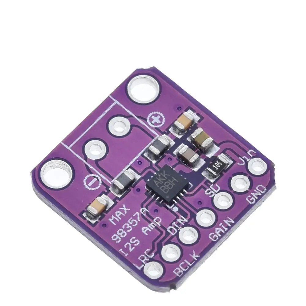 Max98357 I2S 3W amplificador clase D interfaz de ruptura Módulo Decodificador Dac Placa de Audio sin filtro para Raspberry Pi Esp32