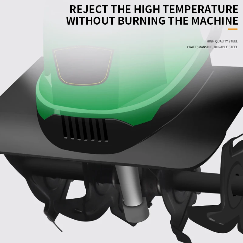 

Micro tiller electric small soil ripper tiller plowing machine household garden vegetable plot greenhouse orchard