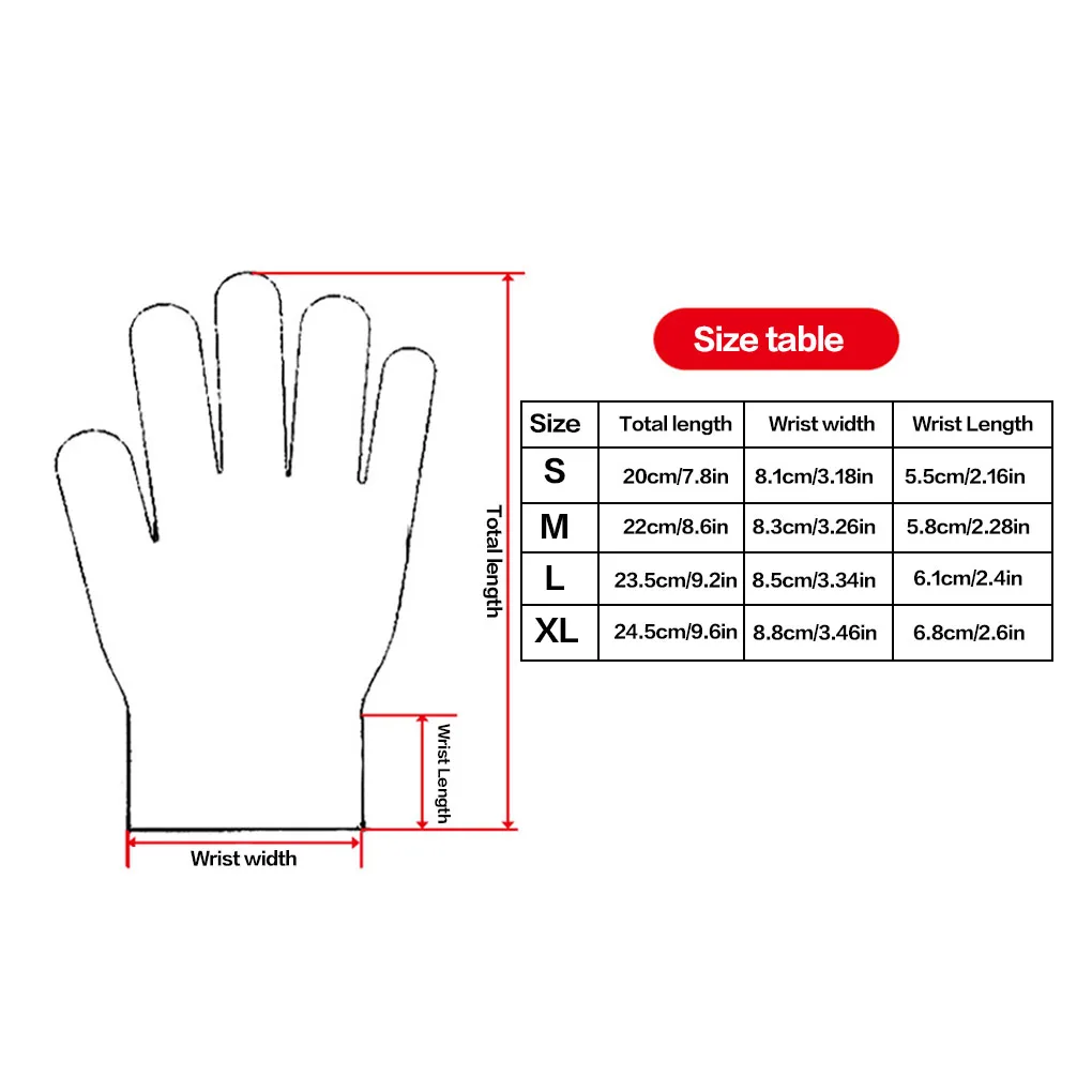 HPPE cuisine jardinage gants de protection des mains boucher viande hachage gants de travail mitaines gants pour femmes hommes 1 paire