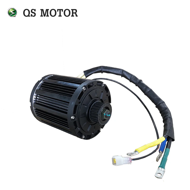 

Big Power QS Motor 4000W 138 90H 72V Belt PMSM Mid Drive Motor For Electric Motorcycle