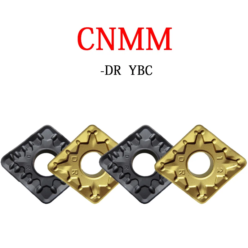 

CNMM 120412 160616 -DR 190612 190616 Turning Inserts 10PCS YBC251 YBC351 YBC151 Processing Steel For Lathe Machine Tool Holder