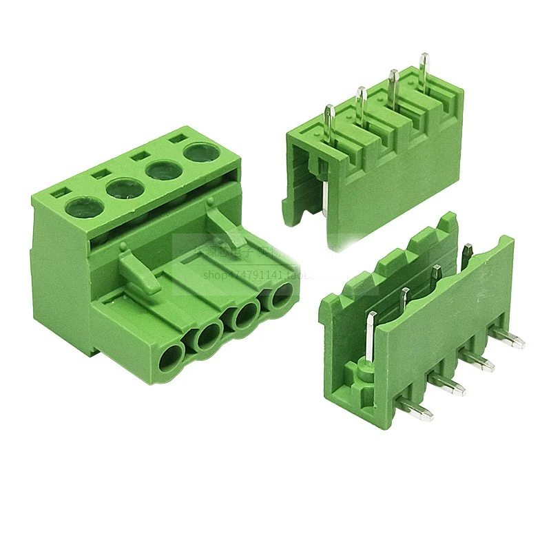 20Set/Lot KF2EDGK 5.08 5.08MM Straight/Curved Plug-in Screw Terminal Socket Connector 2P/3P/4P/5P/6P/7P/8P/9P/10P