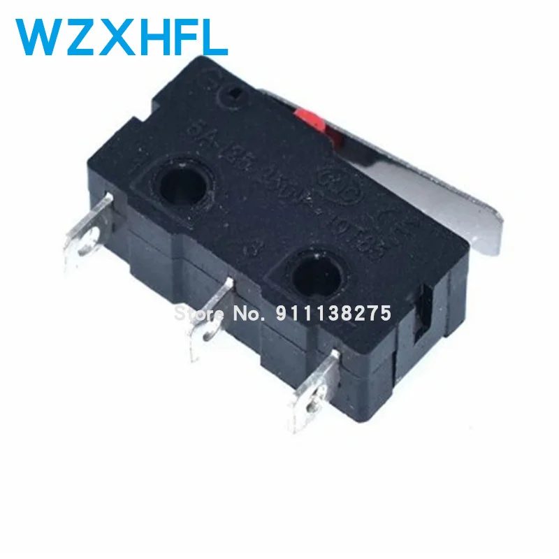 10pcs/lot KW11 Limit Switch, 3 Pin N/O N/C High quality All New 5A 250VAC KW11-3Z Micro Switch Factory