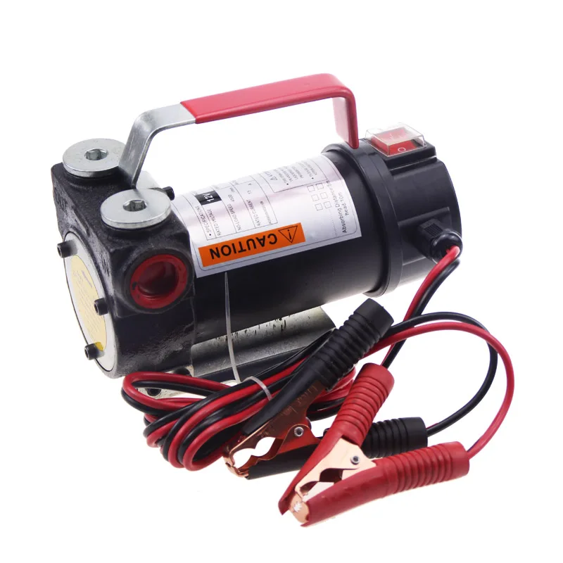 12V/24V Electric Automatic Fuel Transfer Pump Small Auto Refueling Pump For Pumping Oil/diesel/kerosene/water