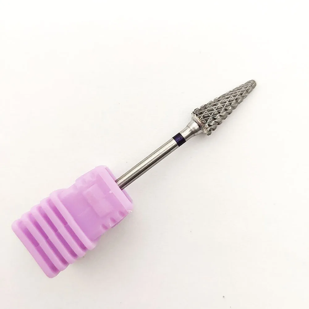 Tungsten Carbide Nail Drill Bit Milling Cutter Eletric Manicure Machine Equipment Cuticle Clean Burr Pedicure Accessories Tools