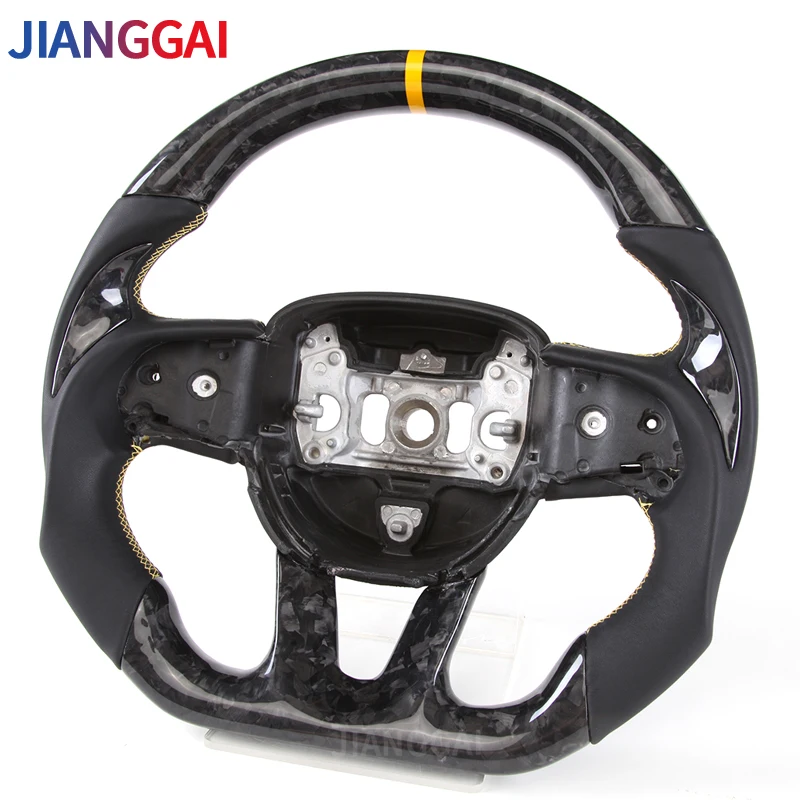 Carbon Fiber Forged Steering Wheel Fit For Dodge Challenger 2015 2016 2017 2018 2019 2020 Model