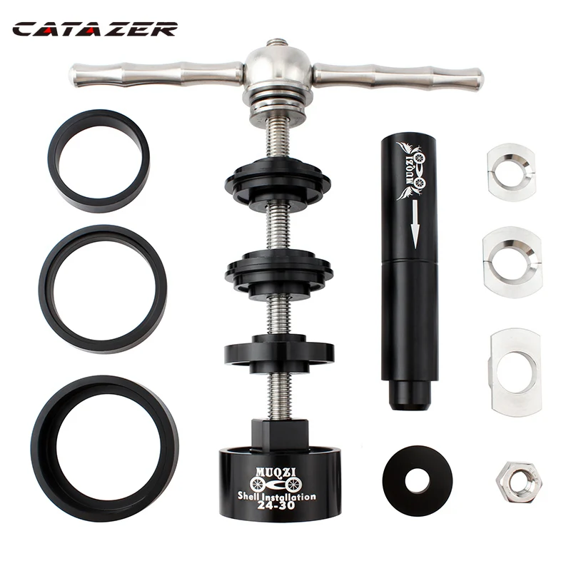 

Catazer Bicycle Bottom Bracket Install and Removal Tool Axle Disassembly for BB86/30/92/PF30 Mountain Bike Road Fixed Gear