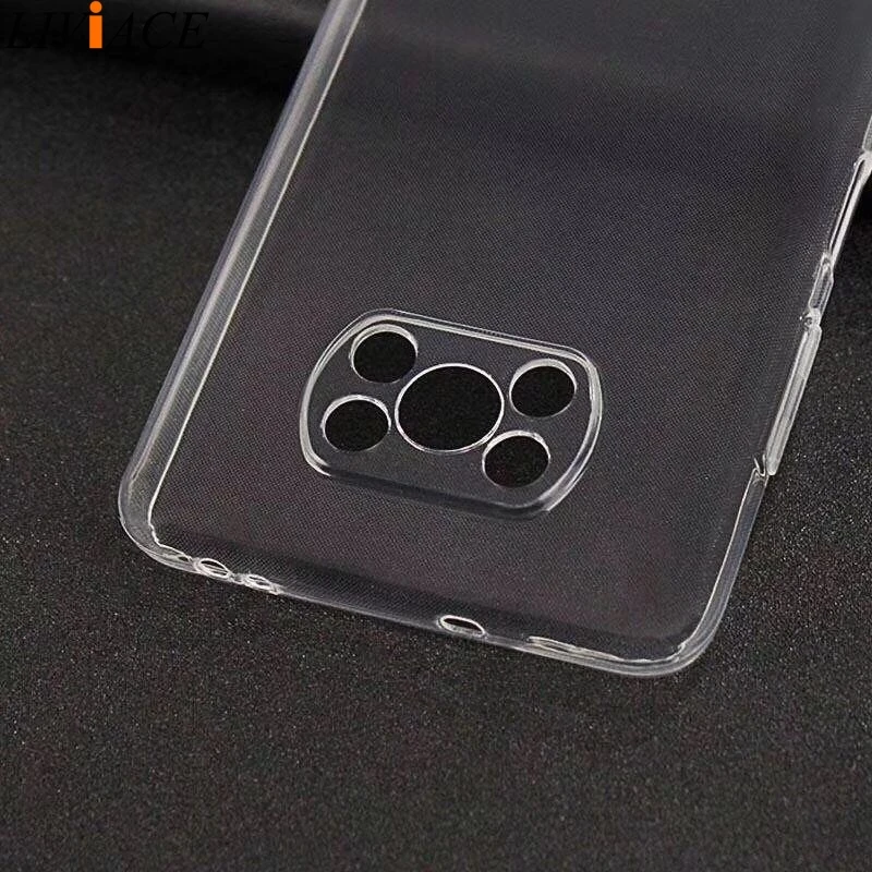 (Auf lager) transparent weiche tpu telefon fall für xiaomi poco x3 nfc X3 PRO globale version Ultra Thin klar rückseite coque