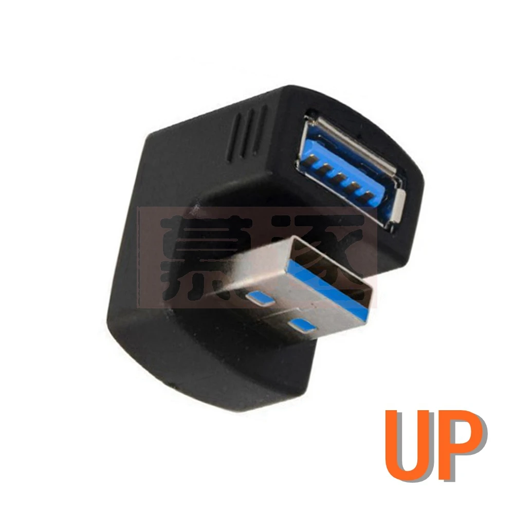 5Gbps صعودا وهبوطا 180 درجة بزاوية USB 3.0 USB2.0 محول ذكر إلى أنثى تمديد موصل العمل لمحول LTE إلى بنك الطاقة