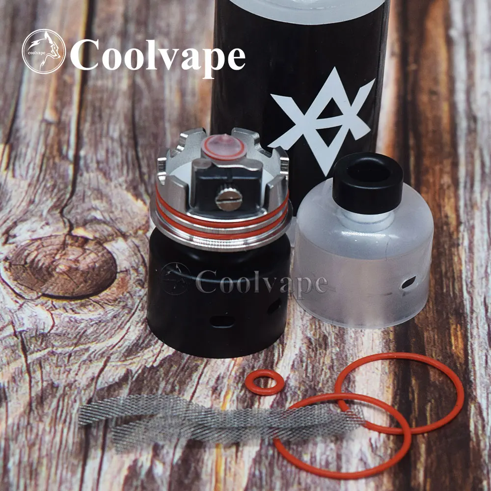 coolvape Black Belt rda by Athea 1:1 22 mm 316SS Rebuildable Dripping Tank with squonk BF PIN RDA vs Apocalypse GEN 2 RDA