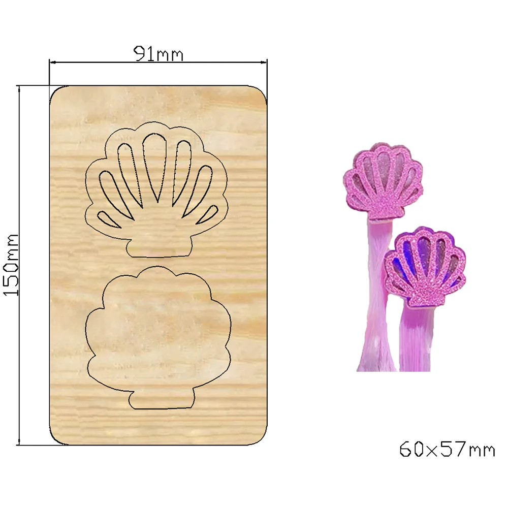 2021 New Halloween party scallops cutter Cutting Die Mold Diy Scrapbook Decoration Wooden Knife Mould Suitable For Fustelle