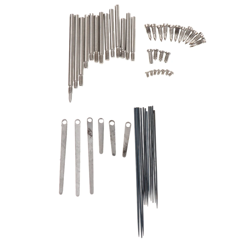 Tooyful 1 Set Clarinet Repair Tool Kit Steel Spring Leaf Key Rollers Screws Reed Needle Woodwind Parts Clarinet Maintenance Repa