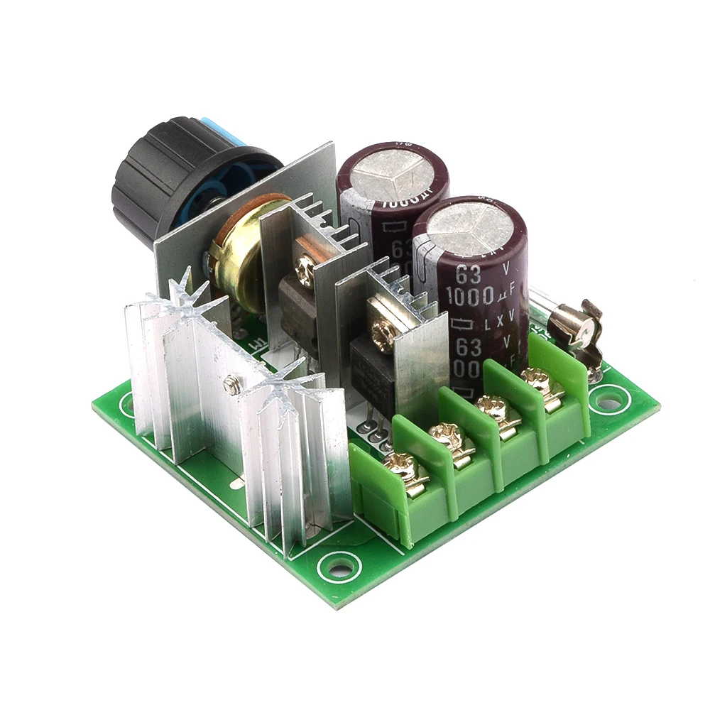 DC motor speed regulator 12V 24V 10A PWM speed controller 10%-100% adjustable motors drive module