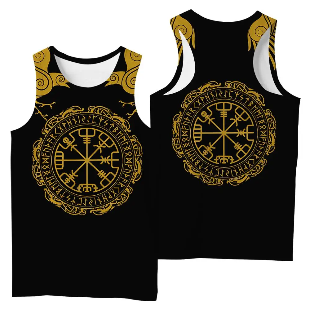 Tree Of Life symbol Tattoo Raven 3D Printed men shirt vest Harajuku Fashion Sleeveless T-shirt summer street Unisex tank tops