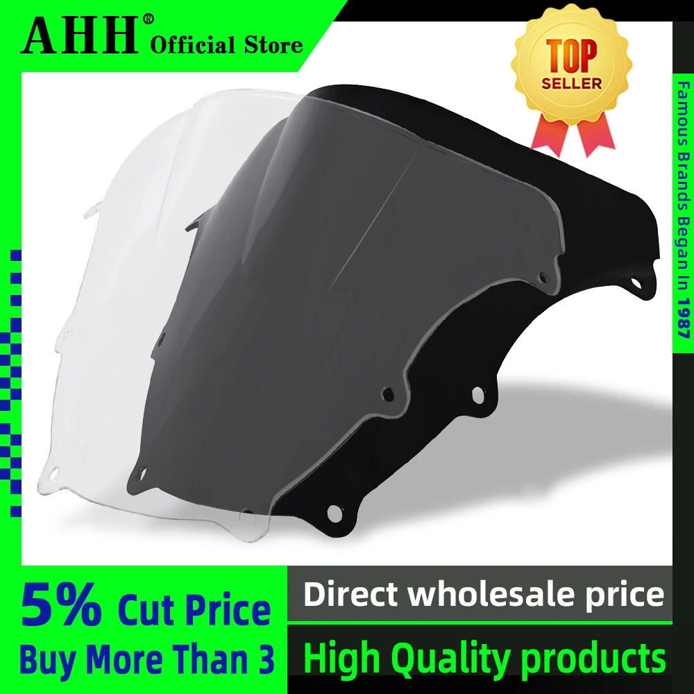 AHH Windshield Spoiler Windscreen Air Wind Deflector For SV650 SV650S SV1000S 2003 2004 2005 2006 2007 2008 2009 2010 2011 2012